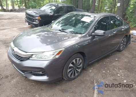 2017 Honda Accord Hybrid Touring из США, поврежденный, VIN JHMCR6F77HC009474